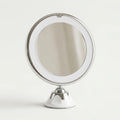 10x Lighted Makeup Mirror with Suction Cup, on a light background
