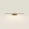 Black LED Bathroom Light Over Mirror, 16 or 24 in – Black, 16 in (40 cm), on a light background