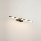 Black LED Bathroom Light Over Mirror, 16 or 24 in – Black, 24 in (60 cm), on a light background