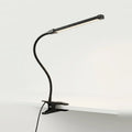 Bedside Reading Light, Clip-On LED, Black, on a light background