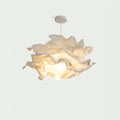 Paper Cloud Pendant Light, 16" x 24" Shade, on a light background