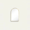 Gold Arch Mirror with Thin Frame, 3 Sizes – Gold, 16 × 24 in (40 × 60 cm), on a light background