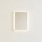 Anti-Fog LED Backlit Bathroom Mirror, 3 Light Colors – 24 × 31 in (60 × 80 cm), on a light background