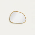Organic Wood Mirror, Asymmetrical 31.5 × 23.5 in, on a light background