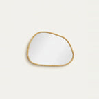 Organic Wood Mirror, Asymmetrical 31.5 × 23.5 in, on a light background