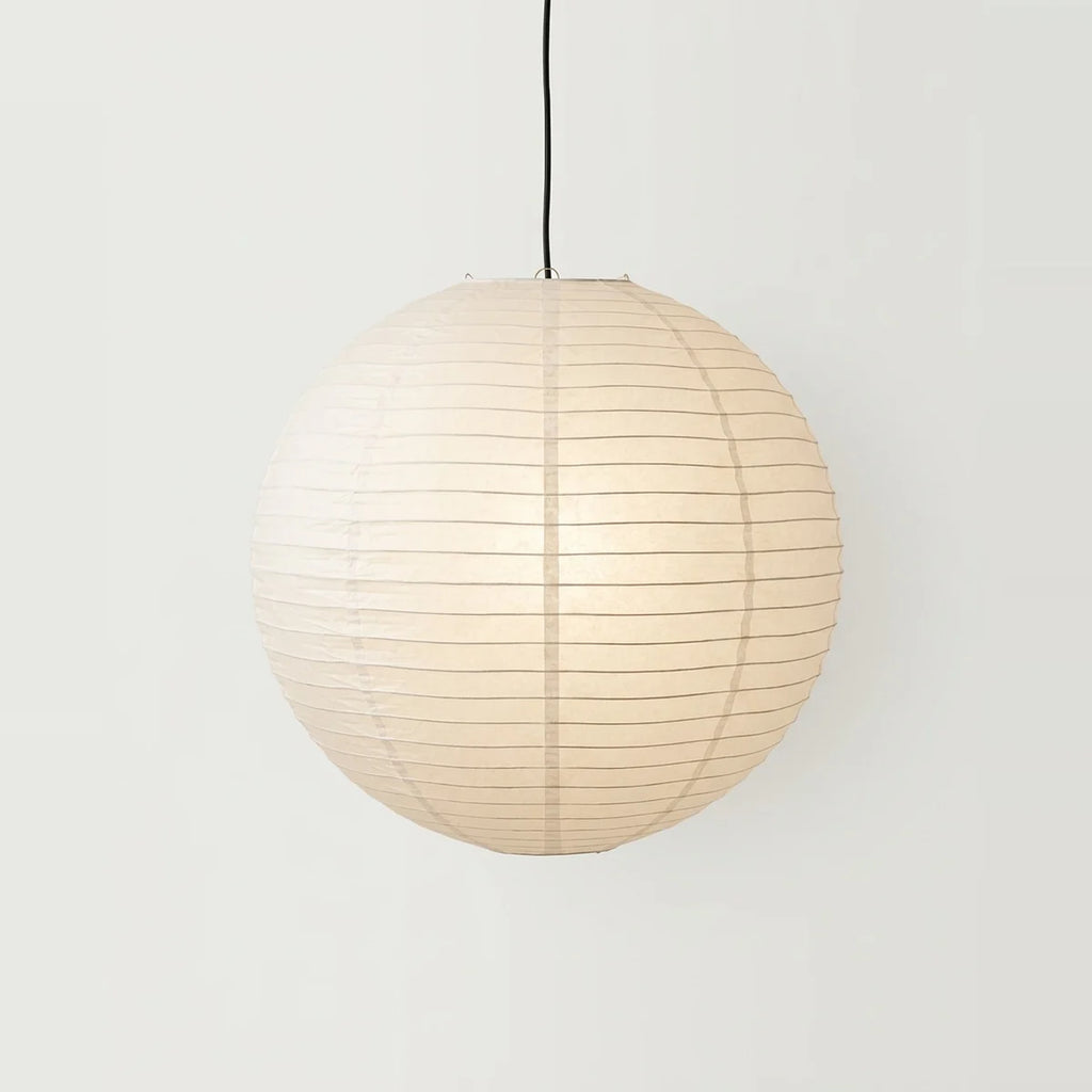 Paper Lantern Pendant Light, 16" Japanese-Style Ball, on a light background