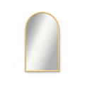 Natural Wood Arch Mirror, 43 × 26 in, on a light background